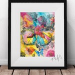 Butterfly Print Framed