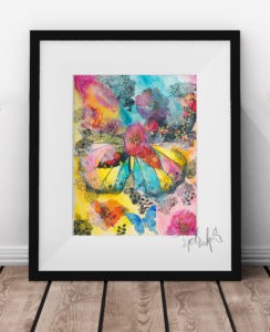 Butterfly Print Framed