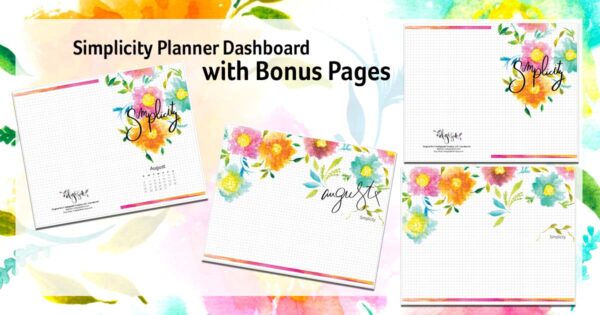 Free Download: Simplicity Planner Page - Indigojade Creative