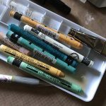 Watercolor crayons by caran d ache