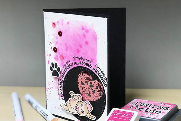 Pawsitively Awesome Dog Card