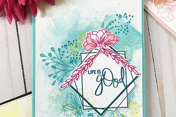 Life is Good from the Something Good in Everyday Stamp Set with Gina K Designs