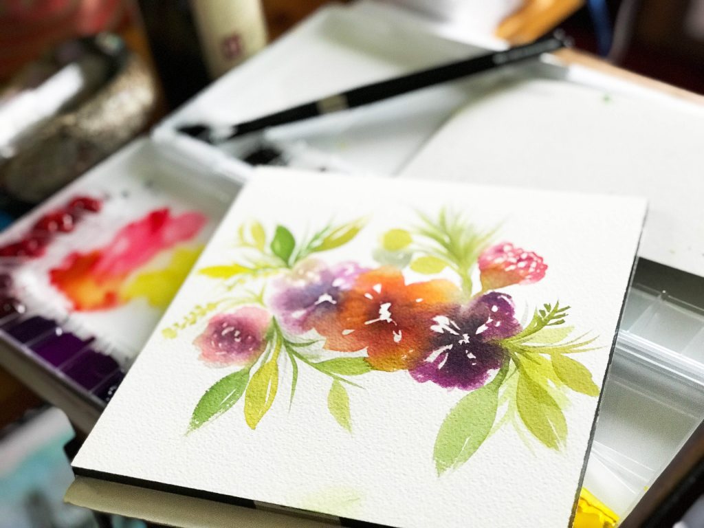 Watercolor Wildflower Florals