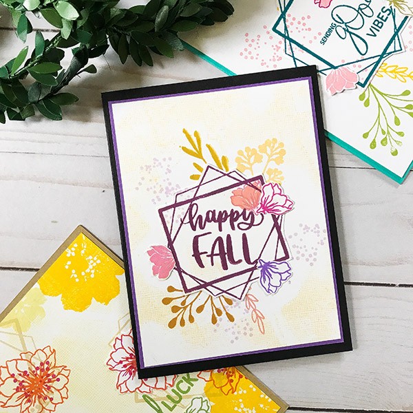 Happy Fall Card Design