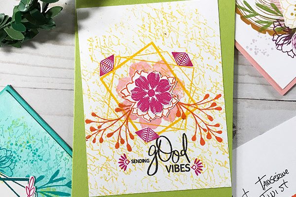 Wonky Cards with a Graphic Twist