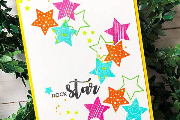 Rock Start Card Design