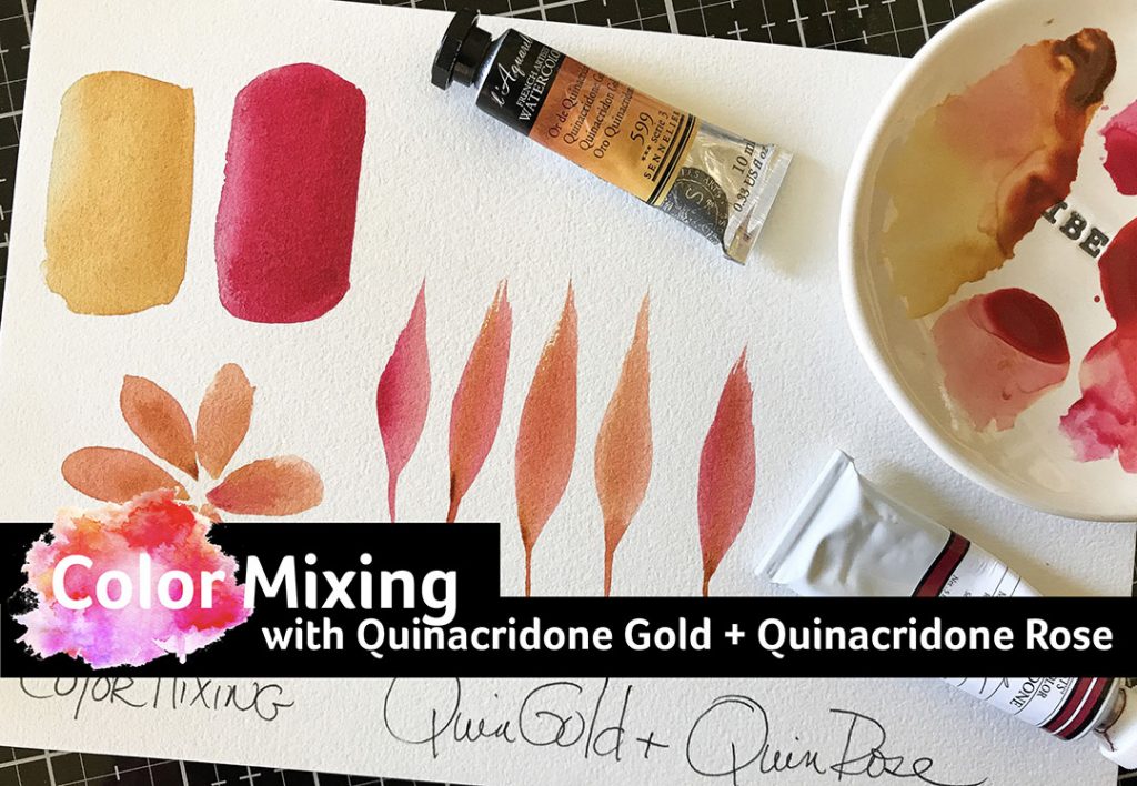 Quinacridone Gold and Rose