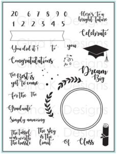 For the Grad stamp set