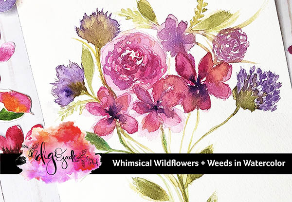 Painting Whimsical Wildflowers and Weeds