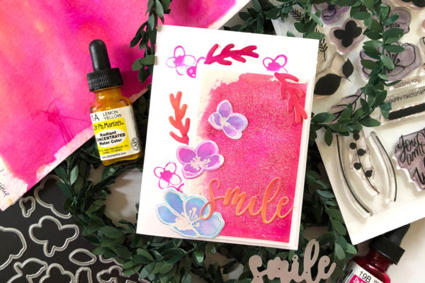 Cardmaking with Liquid Watercolors