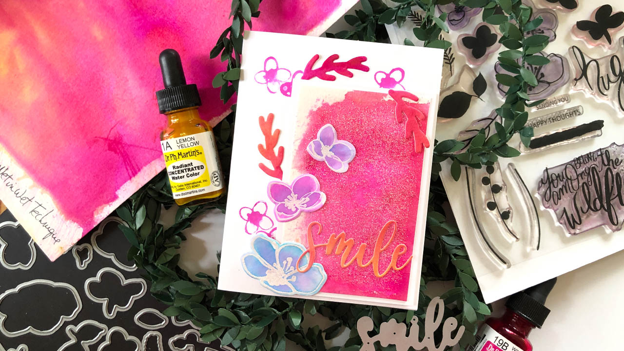 Cardmaking with Liquid Watercolors