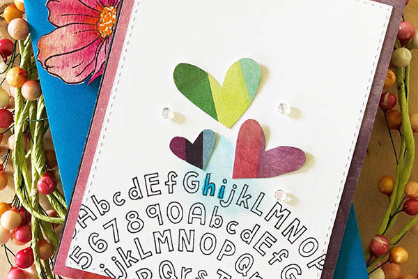 Simon Says Stamp Radiating Alphas Card