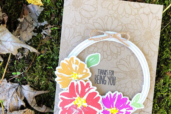 You Being You Card with a Fall Color Palette