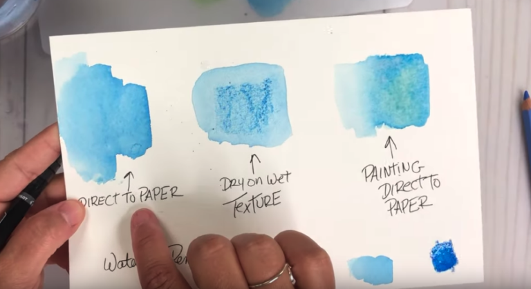 Watercolor Tutorial: Three Simple Techniques with Watercolor Pencils