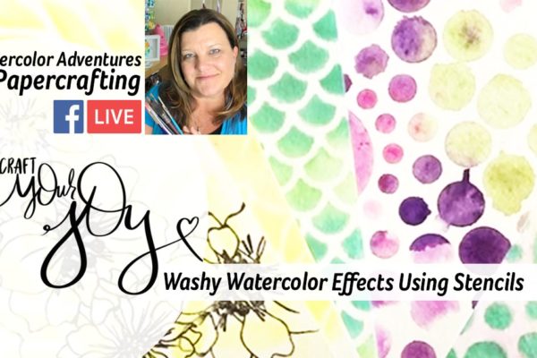 Watercolor Stencils Livestream