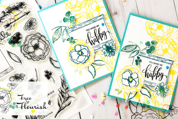 Card inspiration using Free to Flourish