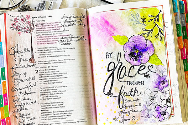 bible art journaling