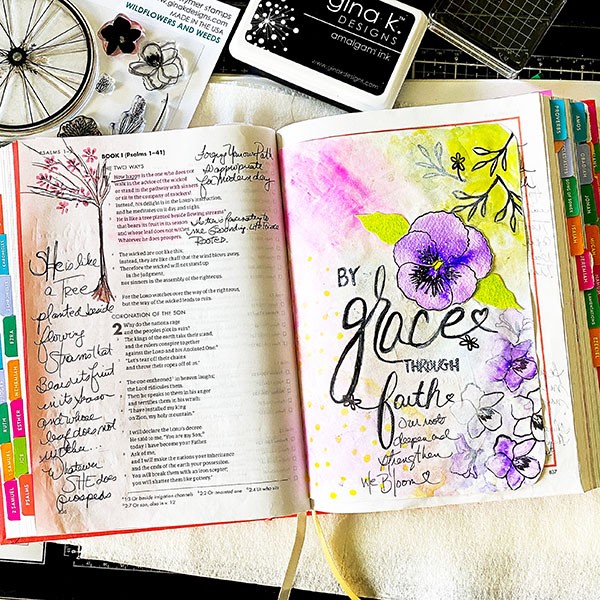 bible art journaling