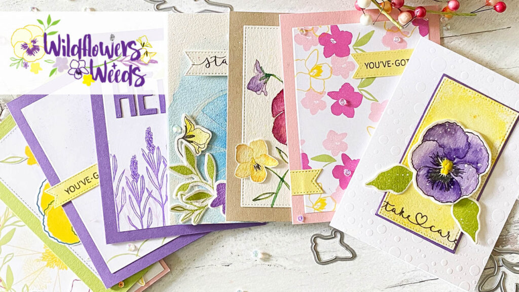 card inspiration using the wildflowers and weeds stamp set
