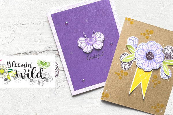 Card with fall colors