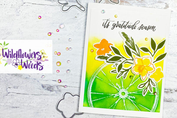 fall color inspired card
