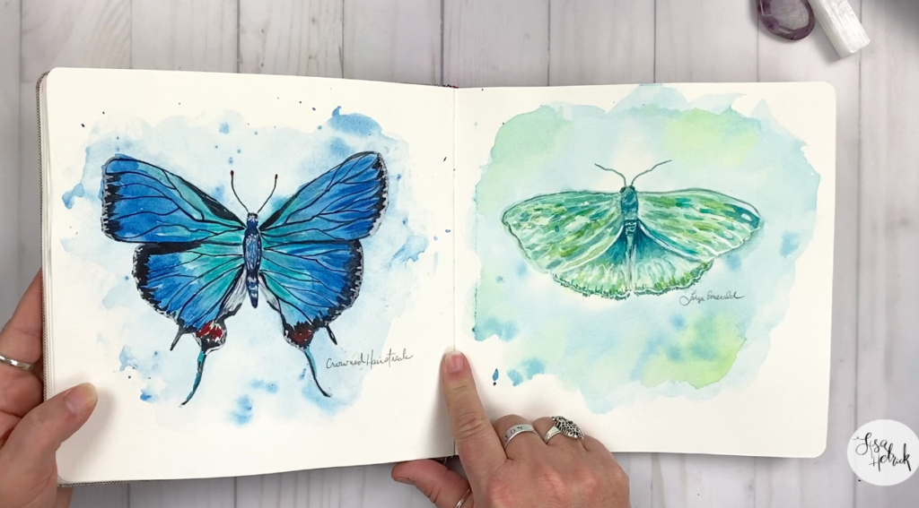 Butterflies in Watercolor