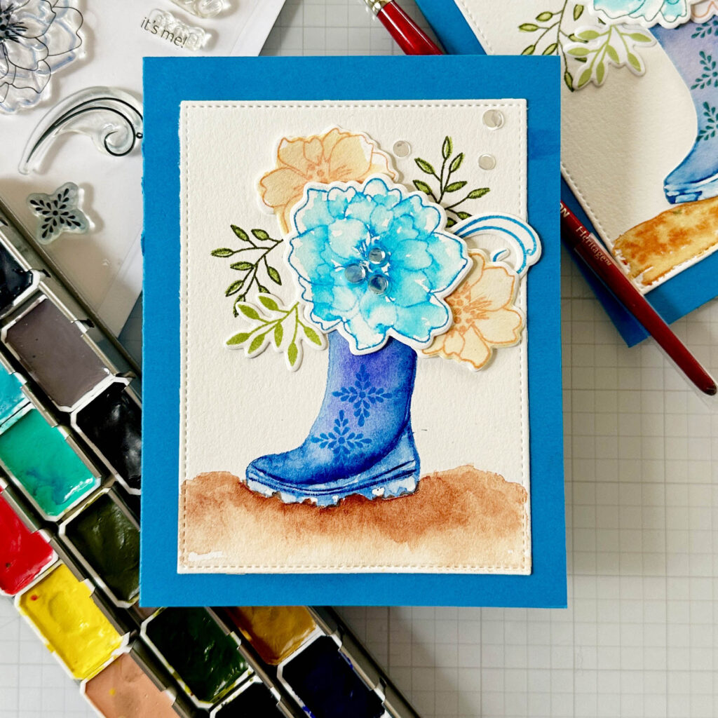 Card project using a wellie